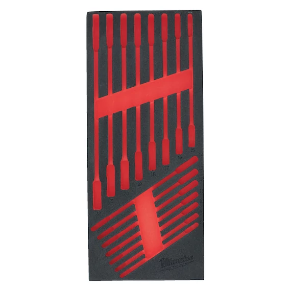 Habbetét üres MAXBITE™ Racsnis csillag-villáskulcs 15 részes készlethez