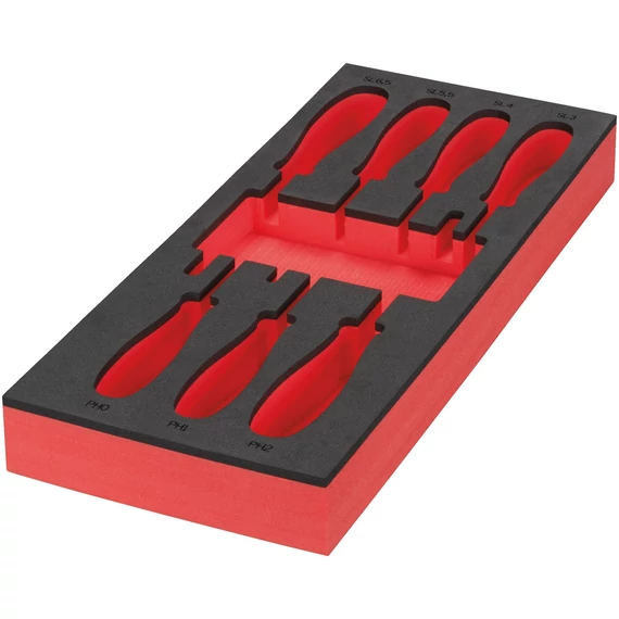 Habbetét üres Csavarhúzó PH + SL 7 részes készlethez