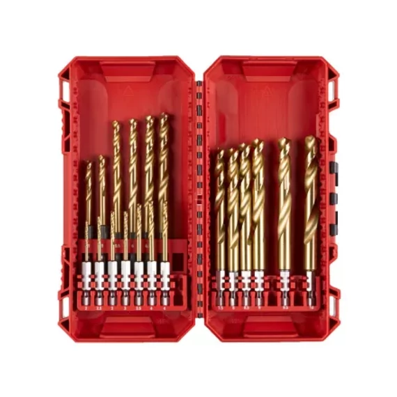 Fémfúró Shockwave HSS-G TiN 19db - készlet (2-10mm)