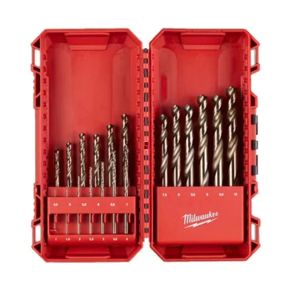 Red Cobalt –  HSS-G Co fémfúró – DIN 338 Készlet (19 darab)