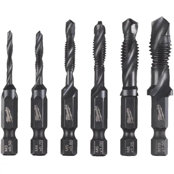 1/4 Kombinált Menetfúró Készlet  1db