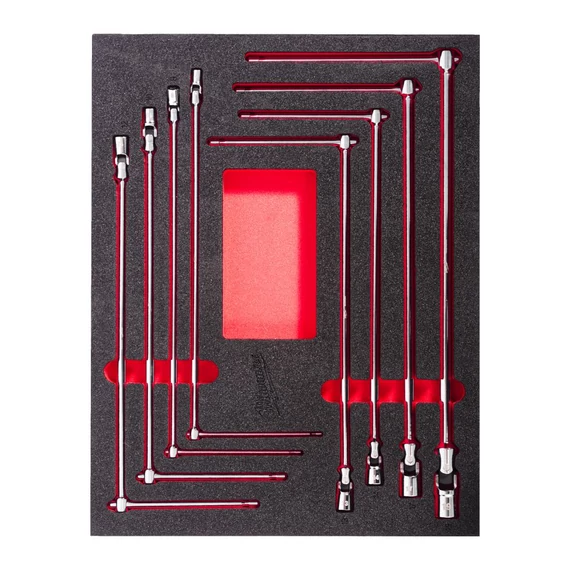 T-kulcs 8 részes készlet - habbetétben