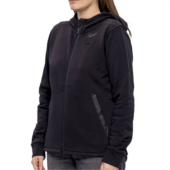 M12 HHLBL5-0 (S) Fűthető Női kapucnis pulóver - HEXON - Fekete