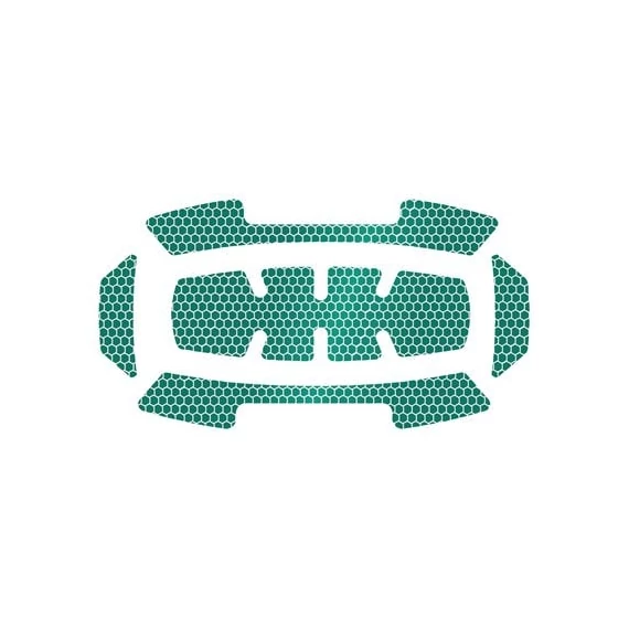 BOLT™Fényvisszaverő matrica - zöld 1 szett