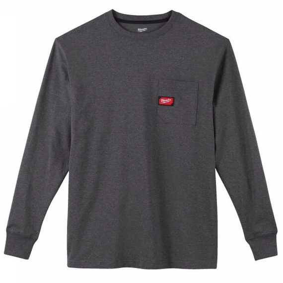 WTLSG-S Hosszú ujjú zsebes póló Sötétszürke