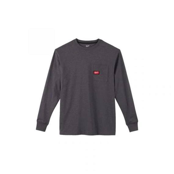 WTLSG-M Hosszú ujjú zsebes póló Sötétszürke