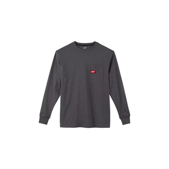 WTLSG-L Hosszú ujjú zsebes póló Sötétszürke