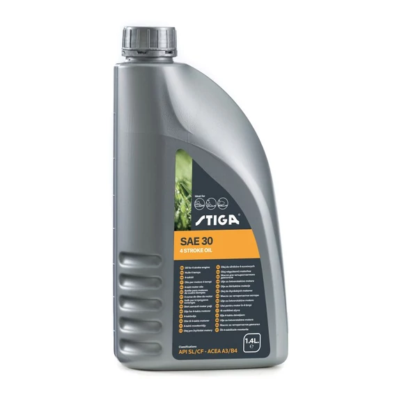 1111-9236-01 !!STIGA 4 ütemű motorolaj SAE 30 1,4 l ( 12 darabos gyűjtő )