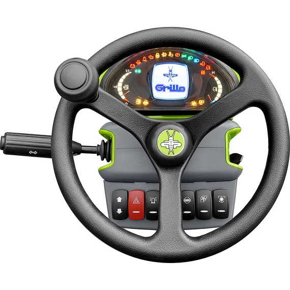 8050BY 9M5211 GRILLO magas ürítésű frontkaszás fűnyíró traktor FD 2200 TS 4WD ( Vágóasztallal )