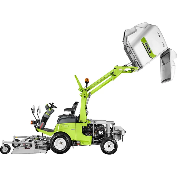 8050BYCP 9M5211 GRILLO magas ürítésű frontkaszás fűnyíró traktor FD 2200 TS 4WD ( Vágóasztallal