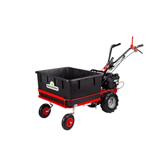 905255100 EUROSYSTEMS LDPE szállítóputtony fémlemezes platformmal (160 liter - 100 kg) ( munkaeszköz P55 / MINIEFFE modellhez - alapgép nélkül )