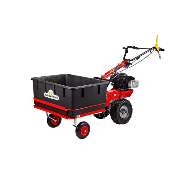 905256100 EUROSYSTEMS LDPE szállítóputtony fémlemezes platformmal (160 liter - 100 kg) ( munkaeszköz P70 EVO modellhez - alapgép nélkül )