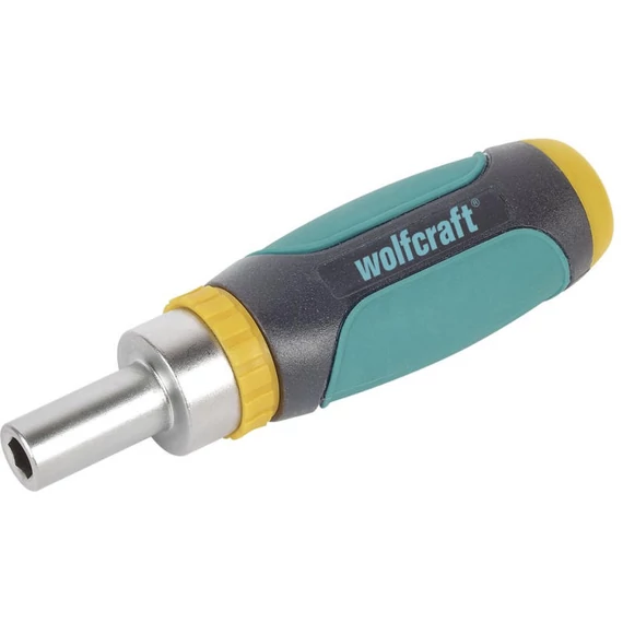 1237000 Wolfcraft Csavarhúzó racsnis, mini, 5 bittel
