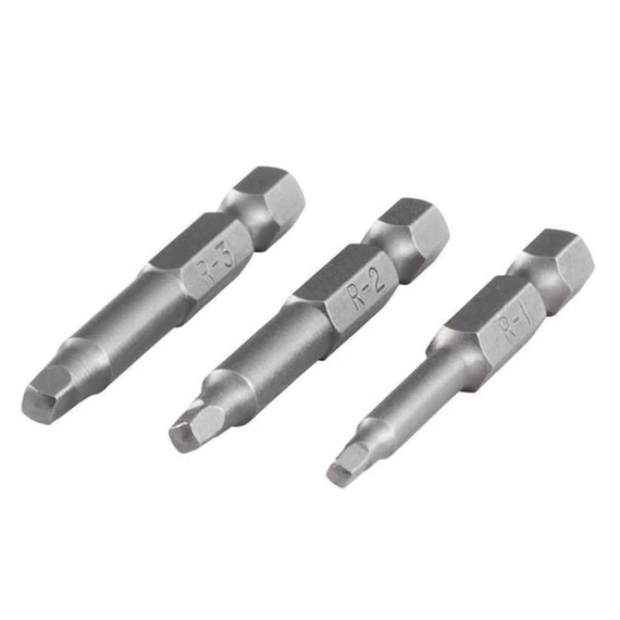 1266000 Wolfcraft 3db csavarozó bit Safety 50mm SquarePlus SP1,2,3