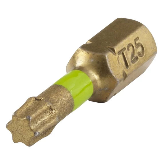 1299000 Wolfcraft Csavarozó bit Diamant gyémántszemcsés 25mm Torx T25