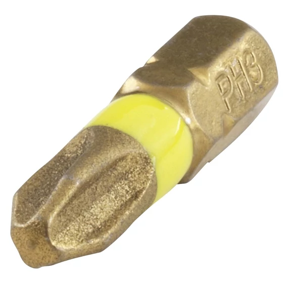 1307000 Wolfcraft Csavarozó bit Diamant gyémántszemcsés 25mm Philips PH3