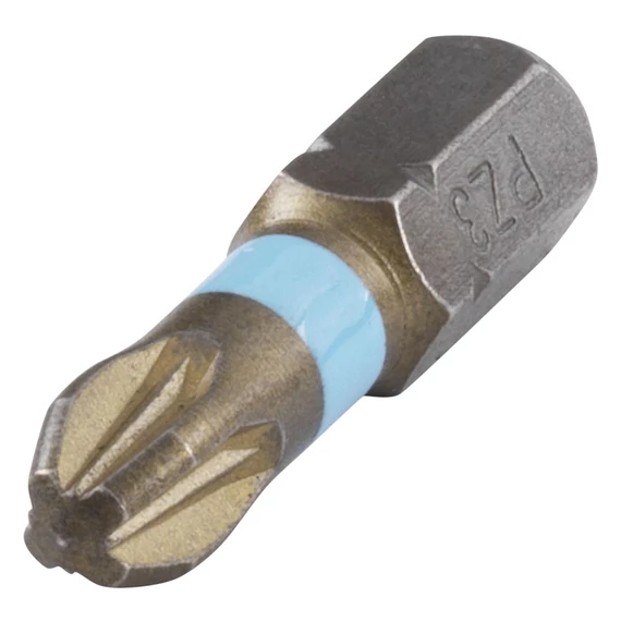 1327000 Wolfcraft 2db csavarozó bit Torsion TiN 25mm Pozidriv PZ3