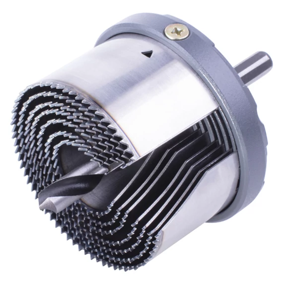 2160000 Wolfcraft Lyukfűrész 7 részes Ø 25,32,38,45,50,56,62 mm, S=8mm, fémtest