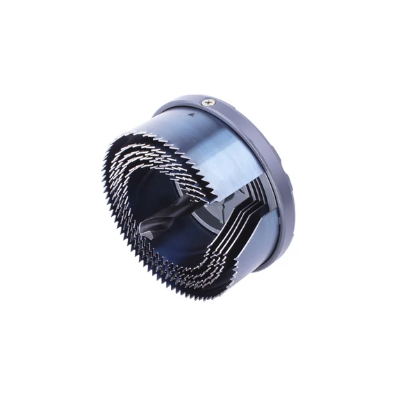 2162000 Wolfcraft Lyukfűrész 5 részes Ø 60,68,74,80,95 mm, S=10mm, fémtest