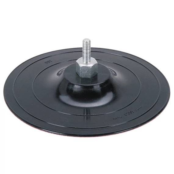 2223000 Wolfcraft Tépőzáras csiszolótányér S=6mm Ø125mm, fúrógéphez