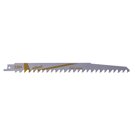 2289000 Wolfcraft Szablyafűrészlap 2db HCS 15-190mm 218/239mm d=8.5mm