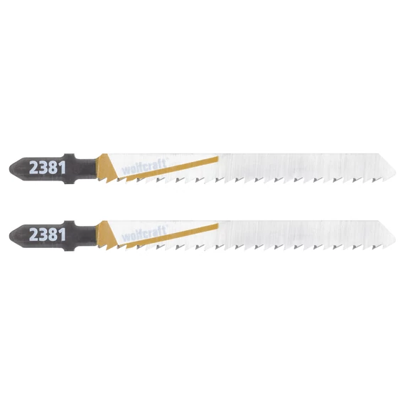 2381000 Wolfcraft Dekopírfűrészlap 2db HCS T 30mm 100/75mm d=2.5mm