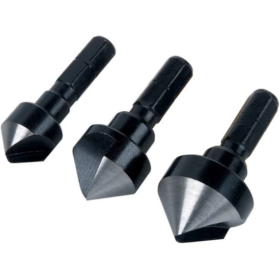 2584000 Wolfcraft 3db süllyesztő WS Ø12,16,19 mm, hatszögszárú