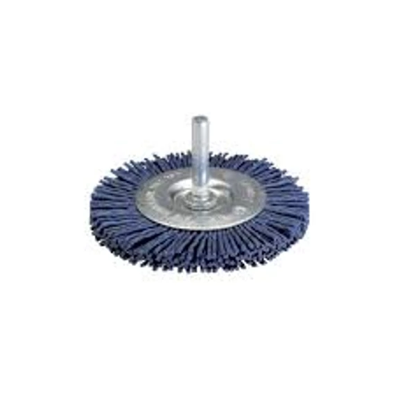 2727000 Wolfcraft Nejlonszálas kefe Ø100mm S=6mm finomszemcsés