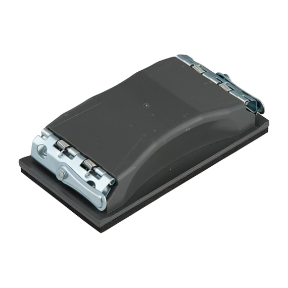 2891000 Wolfcraft Kézi csiszolóadapter csiszolólapokhoz, 85x160mm, rugós befogással