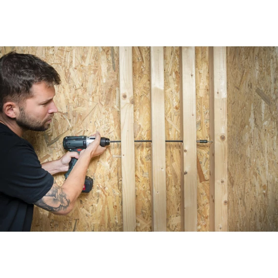 2985000 Wolfcraft Mágneses bittartó gyűrűmágnessel, 450mm