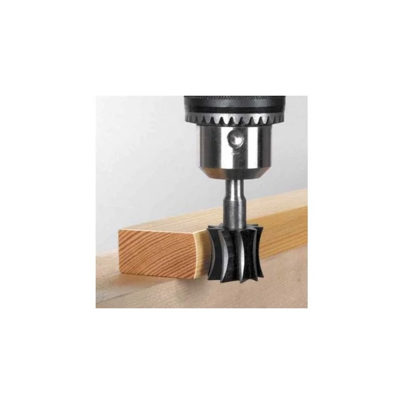 3258000 Wolfcraft Félpálcatagmaró WS r=25 Ø25x22mm S=8mm, fúrógéphez