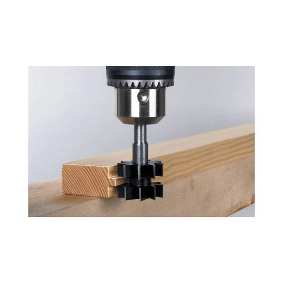 3259000 Wolfcraft Eresztékmaró WS d=5mm Ø30x22mm S=8mm, fúrógéphez