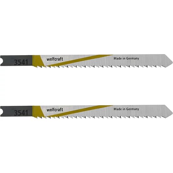 3541000 Wolfcraft Dekopírfűrészlap 2db HCS U ellenfogas 30mm 100/75mm d=2mm