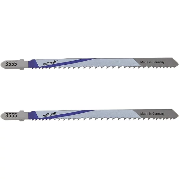 3555000 Wolfcraft Dekopírfűrészlap 2db BiM T variofogas 3-65mm 130/110mm d=2-4mm
