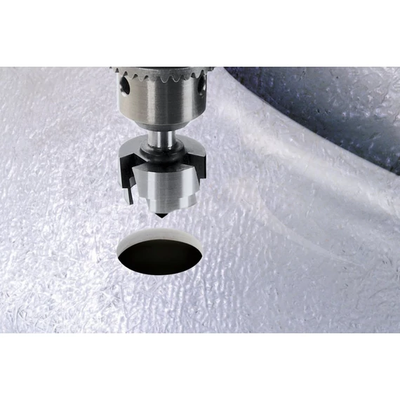 3759000 Wolfcraft Speciális lépcsősfúró üvegszálas műanyagokhoz (GFK) S=8mm Ø28,32,35mm