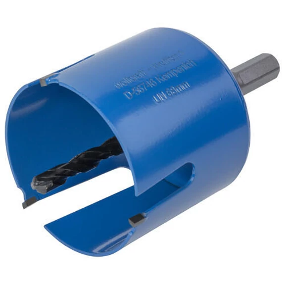 3879000 Wolfcraft Univerzális lyukfűrész hatszögszárral és központfúróval, Ø50mm