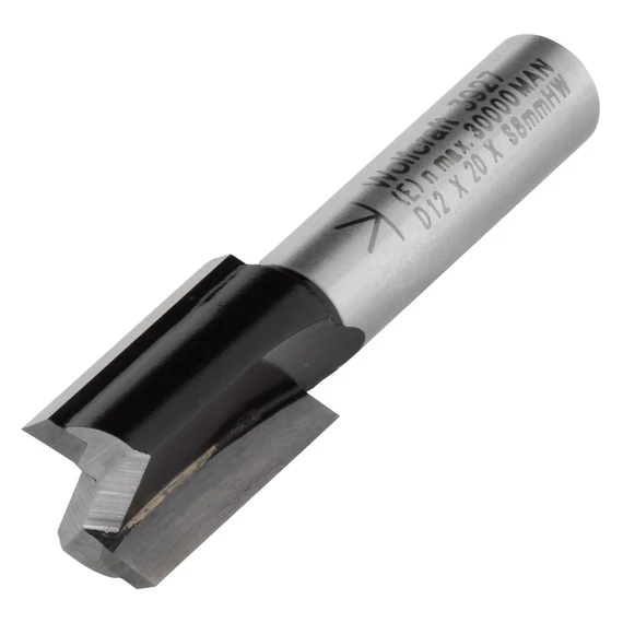 3927000 Wolfcraft Horonymaró HM Ø12x20mm S=8mm, felsőmaróhoz
