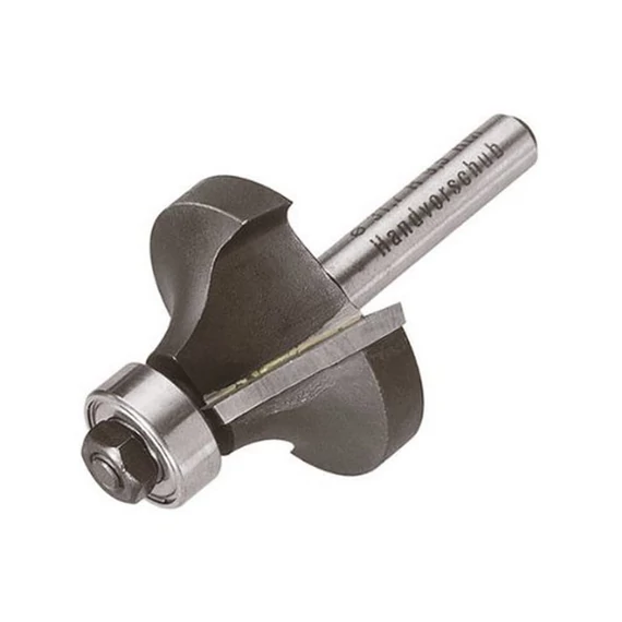 3963000 Wolfcraft Lekerekítő maró HM S=8mm r=6.35 Ø25.4x12.7mm, felsőmaróhoz