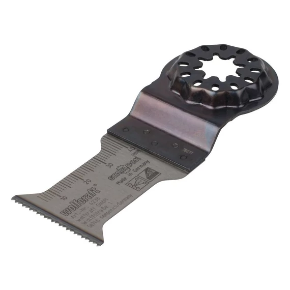 4238000 Wolfcraft Merülőfűrészlap Expert, 35 mm, HCS, egyenes, rezgőkéses gépekhez, Starlock