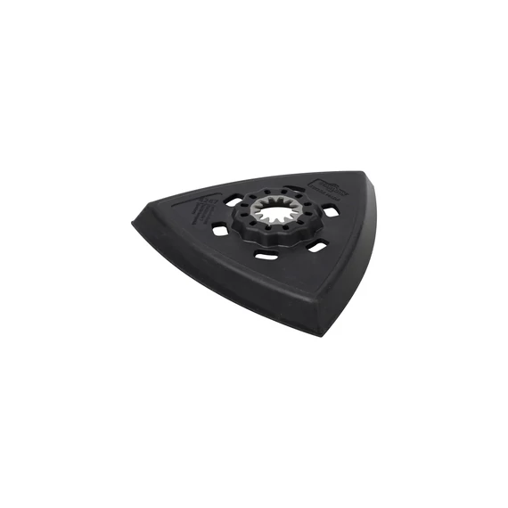 4247000 Wolfcraft Delta tépőzáras csiszolótalp Expert, 95 mm, rezgőkéses gépekhez, Starlock