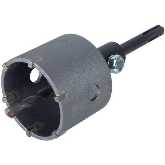 5481000 Wolfcraft Koronafúró Ø83mm M16, vágásmélység 46mm, HM központfúró, SDS-Plus, ütésálló