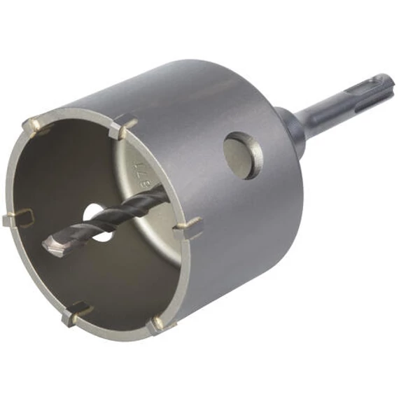 5490000 Wolfcraft Koronafúró Ø105mm M16, vágásmélység 46mm, HM központfúró, SDS-Plus, ütésálló