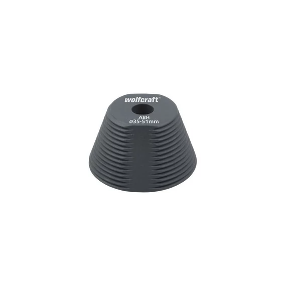 5950000 Wolfcraft Körkivágó adapter furatbővítéshez, Ø35-51 mm furathoz, min. Ø60 lyukfűrészhez