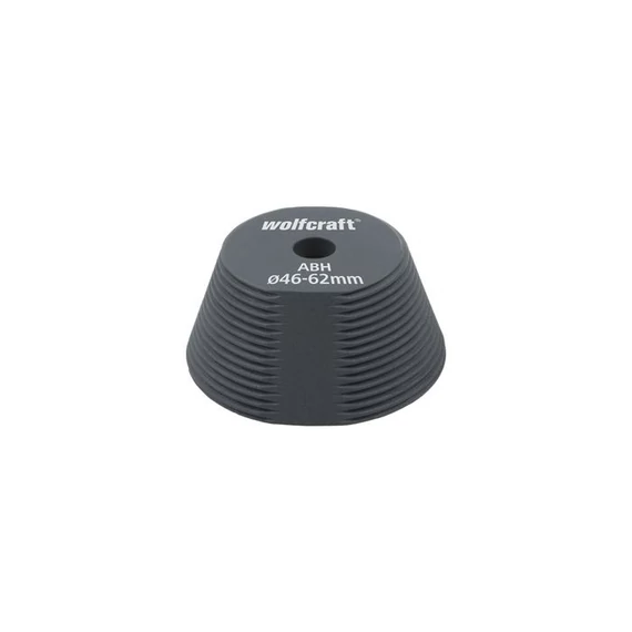 5951000 Wolfcraft Körkivágó adapter furatbővítéshez, Ø42-62 mm furathoz, min. Ø68 lyukfűrészhez