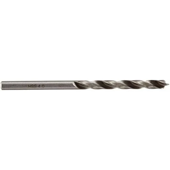 7246000 Wolfcraft Spirálfúró fához, profi, HSS, Ø 4 mm