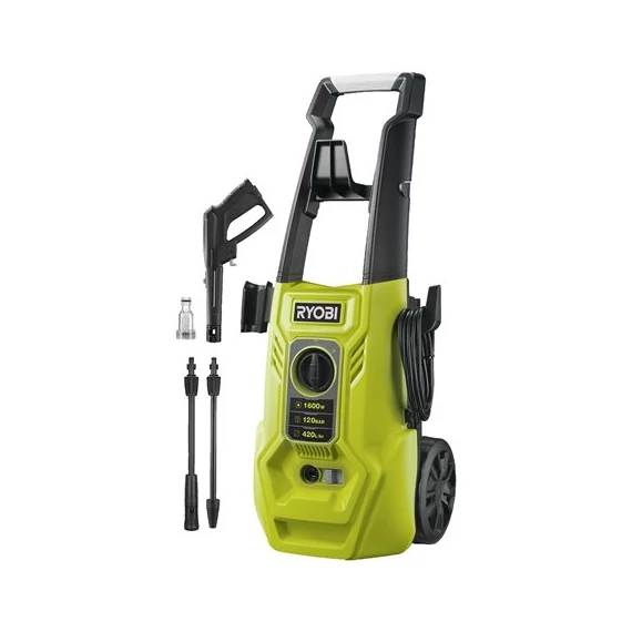 5133005367 Ryobi RY120PWA 120bar önfelszívós magasnyomású mosó fém szivattyúval  adapterekkel