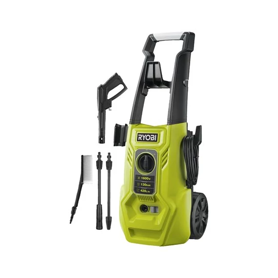 5133005421 Ryobi RY130PWA 130bar önfelszívós magasnyomású mosó fém szivattyúval  adapterekkel