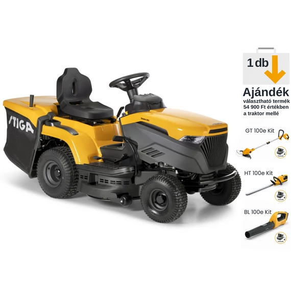 2T2100481/ST1 STIGA fűgyűjtős fűnyíró traktor ESTATE 384