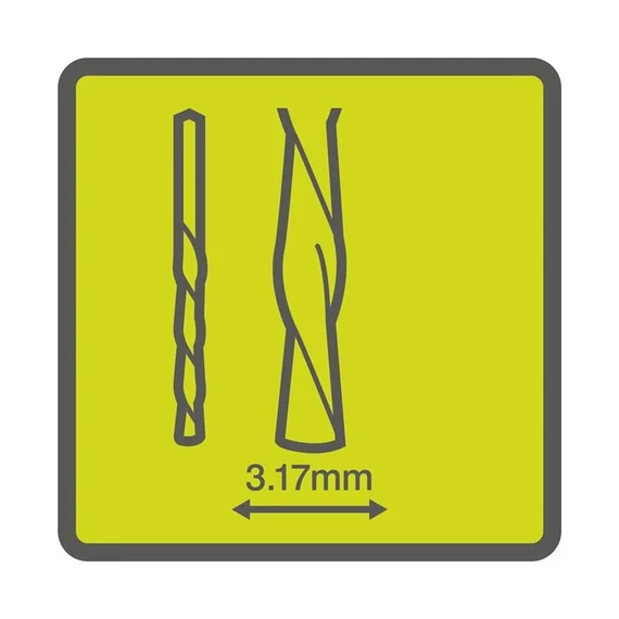 Ryobi RAR404-4 3,2 mm-es fa és műanyag fúró bitek (4 darabos)