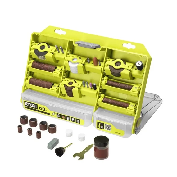 5132005872 Ryobi RAR800K-120 Ryobi 120db Standard univerzális nagyfordulatszámú gép tartozék szett